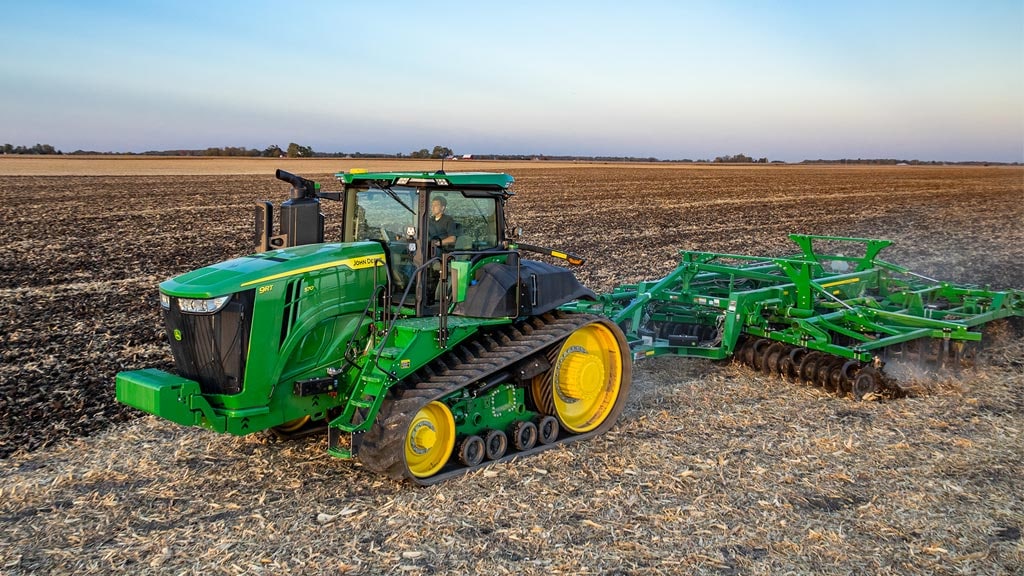 9 series tractor in the field